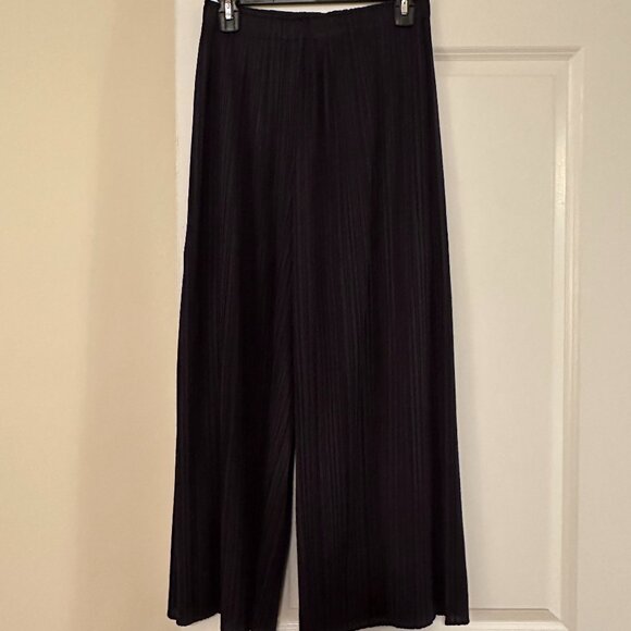 Issey Miyake Pleats Please Navy Pants - Size 5 - Picture 1 of 7